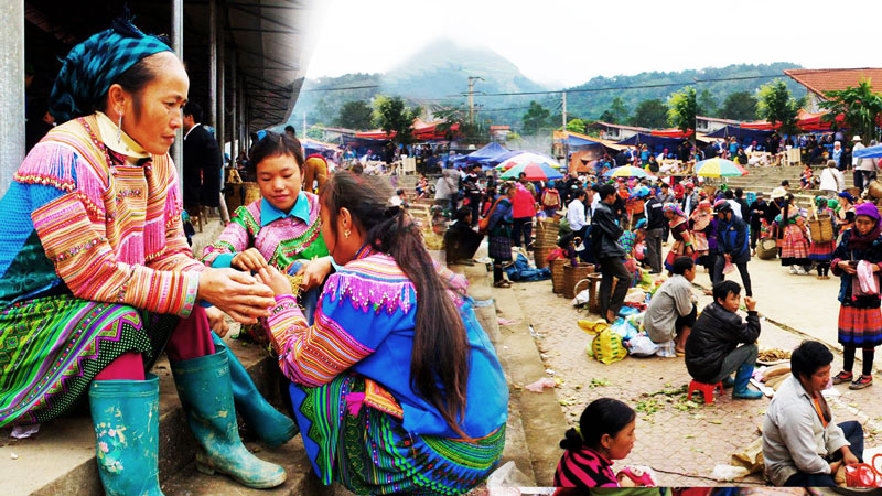 Image result for bac ha market